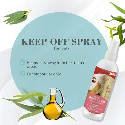 Bioline keep off cat spray specialized deterrent