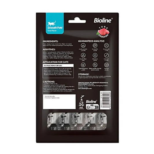 Natural feast smooth pate tuna flavor cat treats for healthy skin