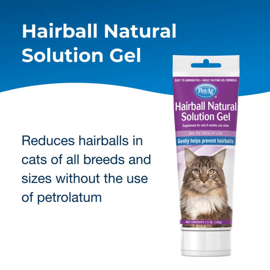 Hairball natural solution gel supplement for cats| 100g