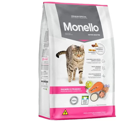 Monello adult cat salmon tuna & chicken 7kg