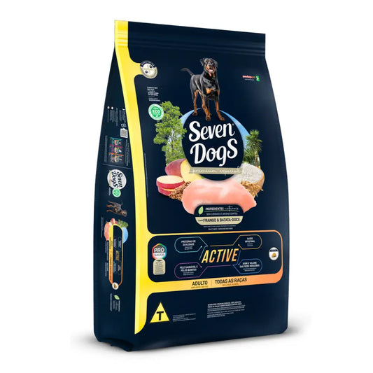Seven dogs dog food for adult medium & large breeds – chicken sweet potato 14kg