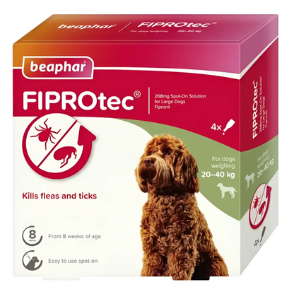 Beaphar fiprotec for large doge | 4 pipette