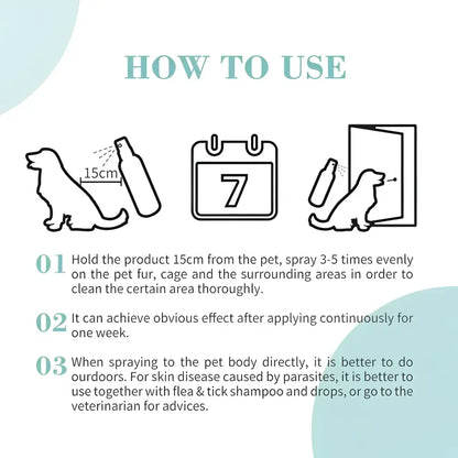 Bioline flea and tick spray 175ml