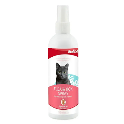 Bioline flea and tick spray for cat 175 ml ml