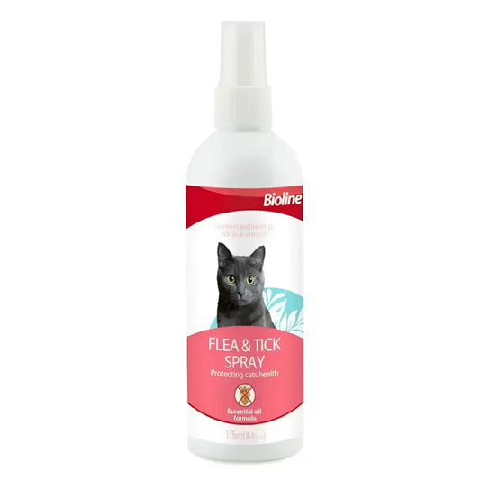 Bioline flea and tick spray for cat 175 ml ml