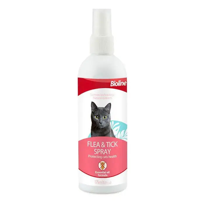 Bioline flea and tick spray for cat 175 ml