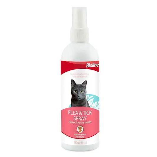 Bioline flea and tick spray for cat 175 ml