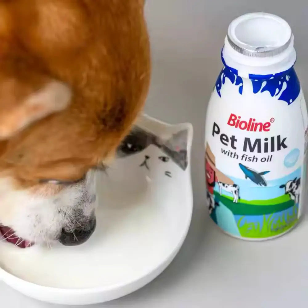 Bioline pet milk with fish oil for cats & dogs – 220ml