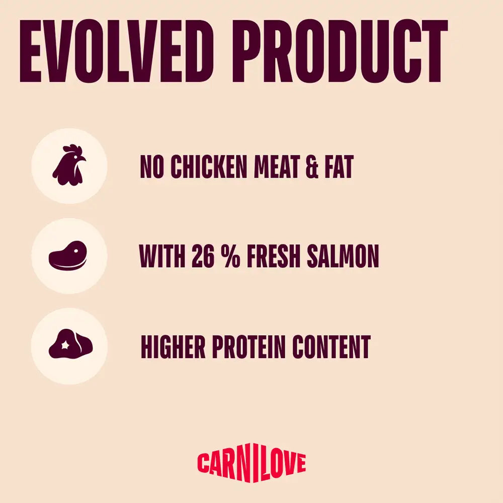 Carnilove active salmon & turkey for adult all breeds dry cat food