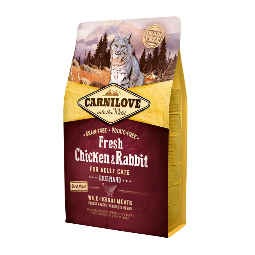 Carnilove fresh chicken & rabbit for adult cat dry food