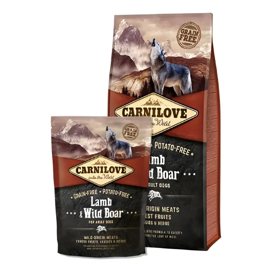 Carnilove lamb & wild boar adult dog dry food