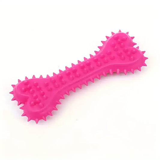 Dog chew toy rubber toothbrush stick for teeth cleaning
