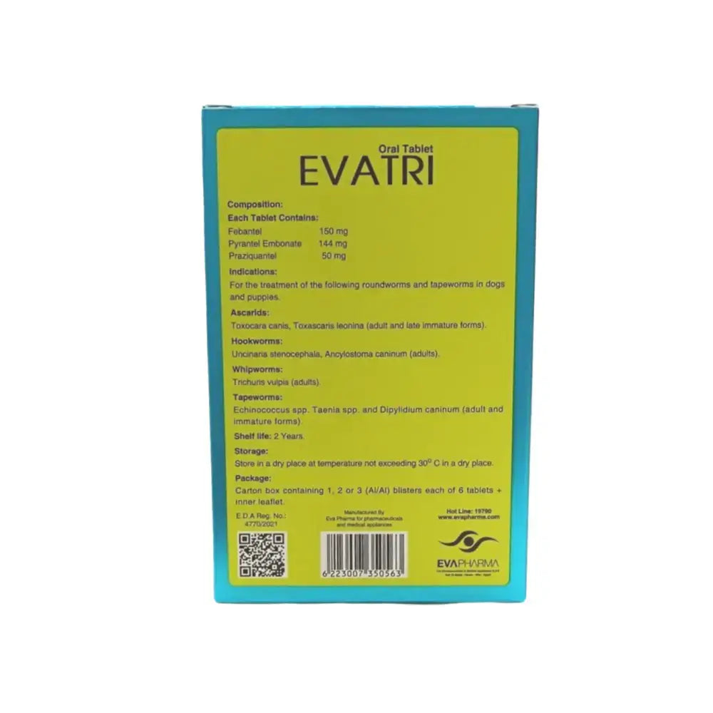 Evatri oral tablet 12 tablet