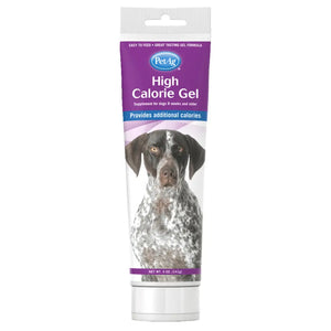High-calorie gel supplement for dogs