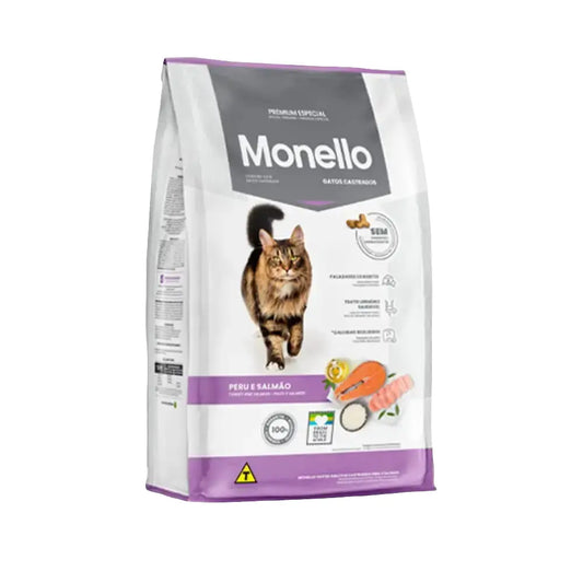 Monello sterilized cat food – turkey & salmon 10.1 kg