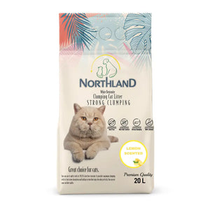 Northland bentonite clumping cat litter lemon 20l