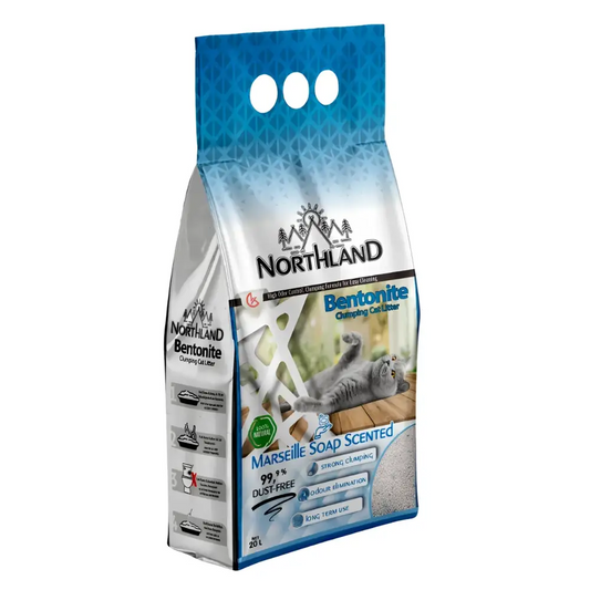 Northland bentonite clumping cat litter - marseille soap [volume - 20l]