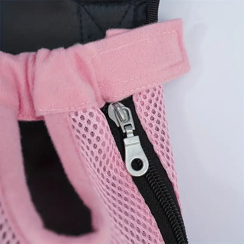 Pet carrier backpack for cats and small dogs pink