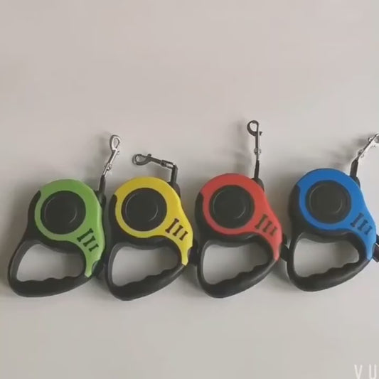 Durable Double Switch Retractable Pet Leash for Dogs and Cats