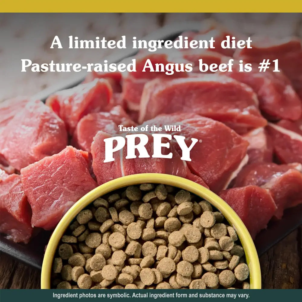 Taste of the wild prey angus beef dry cat food
