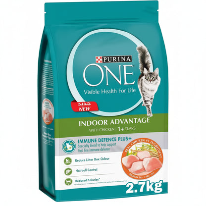 Purina one indoor advantage cat dry food - chicken