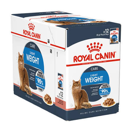 Royal Canin Light Weight Care In Gravy Adult Wet Cat Food | 85G × 12