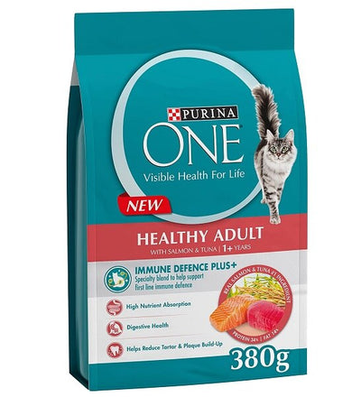 PURINA ONE Healthy Adult Salmon & Tuna Cat Dry Food