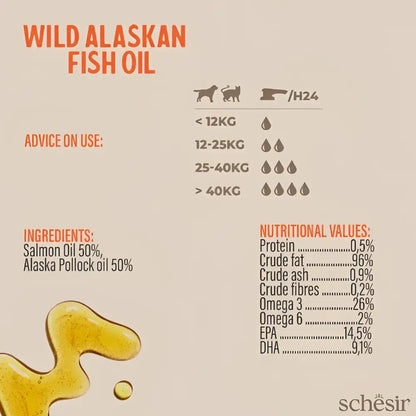Schesir grizzly wild alaskan fish oil omega plus 250ml
