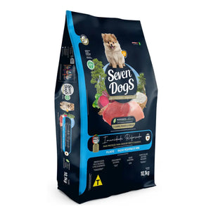 Seven dogs dog food for puppies – small & mini breeds beef chicken cereals 10.1kg
