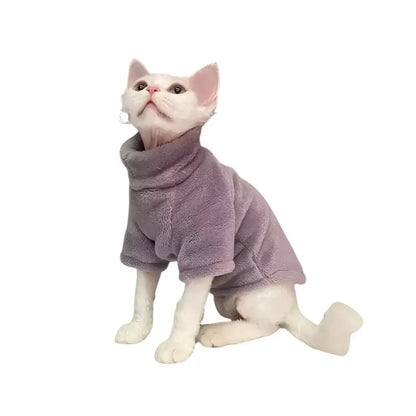 Sphynx cat sweater - stylish kitten hoodie & pet jumpsuit